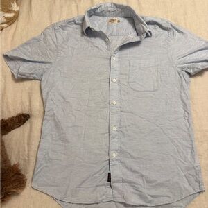 Faherty Light Blue Casual Button Down Shirt